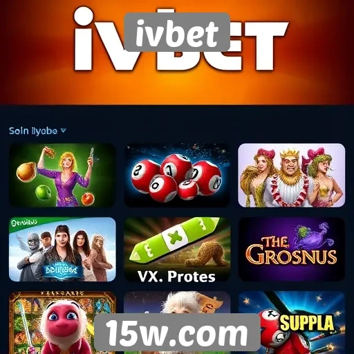 Opcões de jogos disponíveis na plataforma ivbet